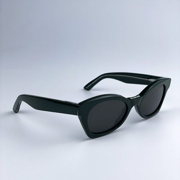 NEW Balenciaga BB0230S 006 Green Grey Cat Eye Women Sunglasses - Picture 8 of 11
